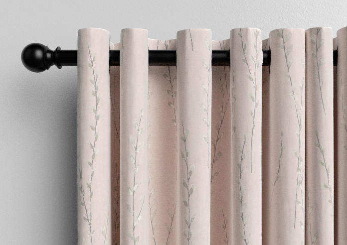 Willow Field, Pastel Pink - Made to Measure Curtains - Image 12